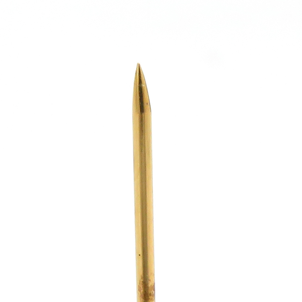 CHANEL Authentic Gold Logo Brooch - Picture 11 of 14